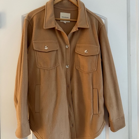 Frank & Oak Camel Utility Jacket - Picture 1 of 1